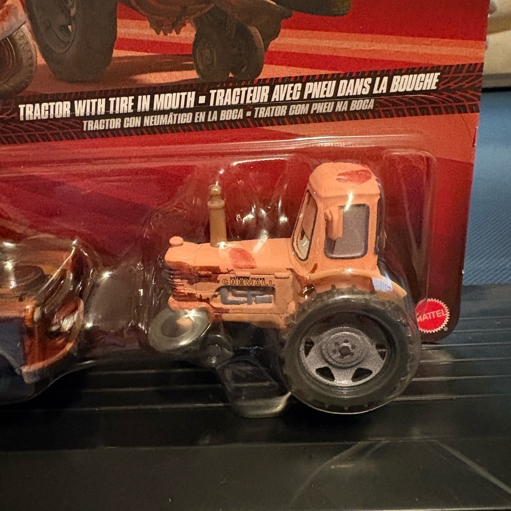 Disney Cars Mater and Tractor Toy Set - Blue and Orange - Picture 4 of 4